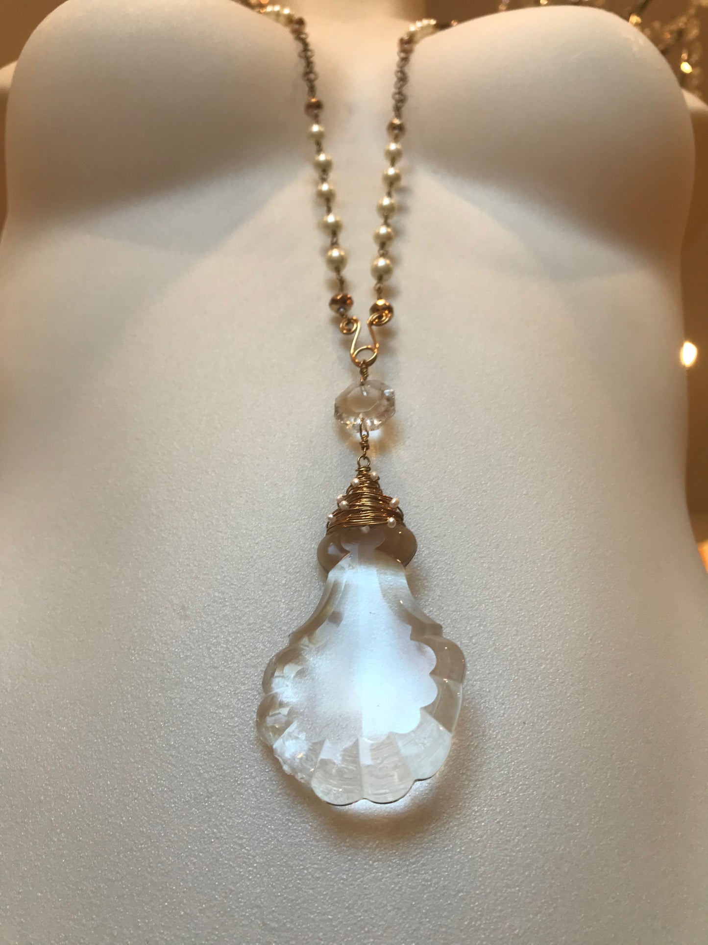 Crystal Pendant Necklace