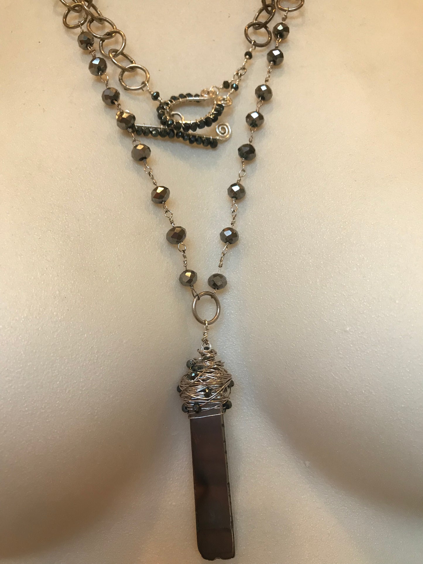 Pyrite Pendant Necklace