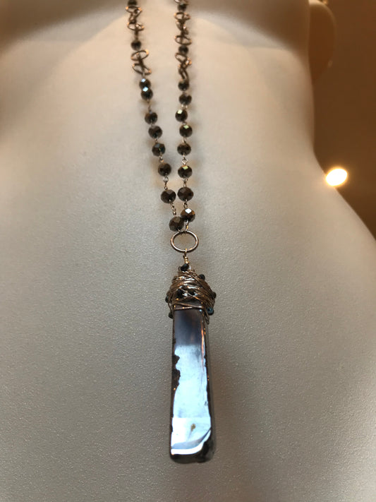 Pyrite Pendant Necklace