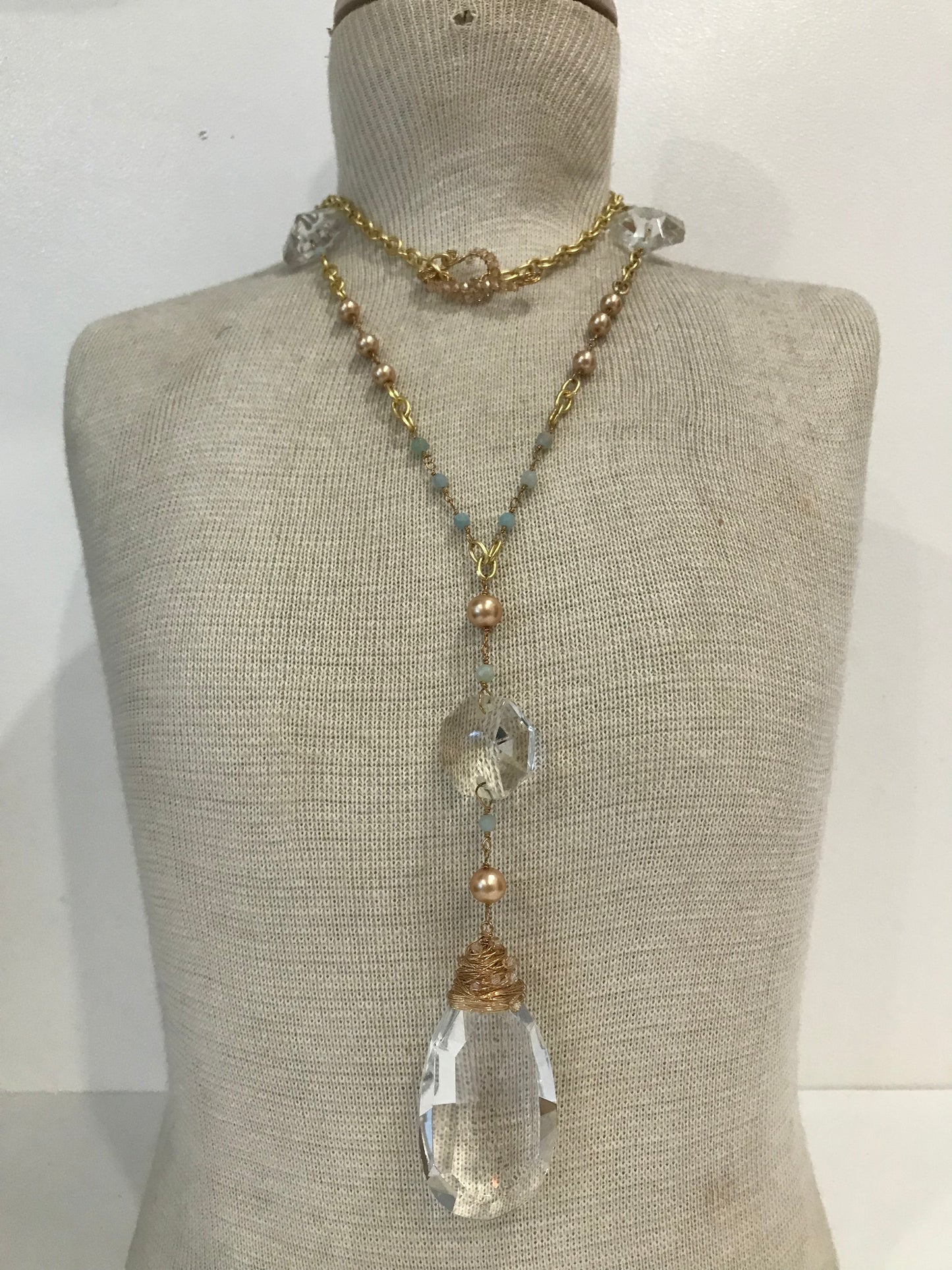 Crystal Pendant Necklace