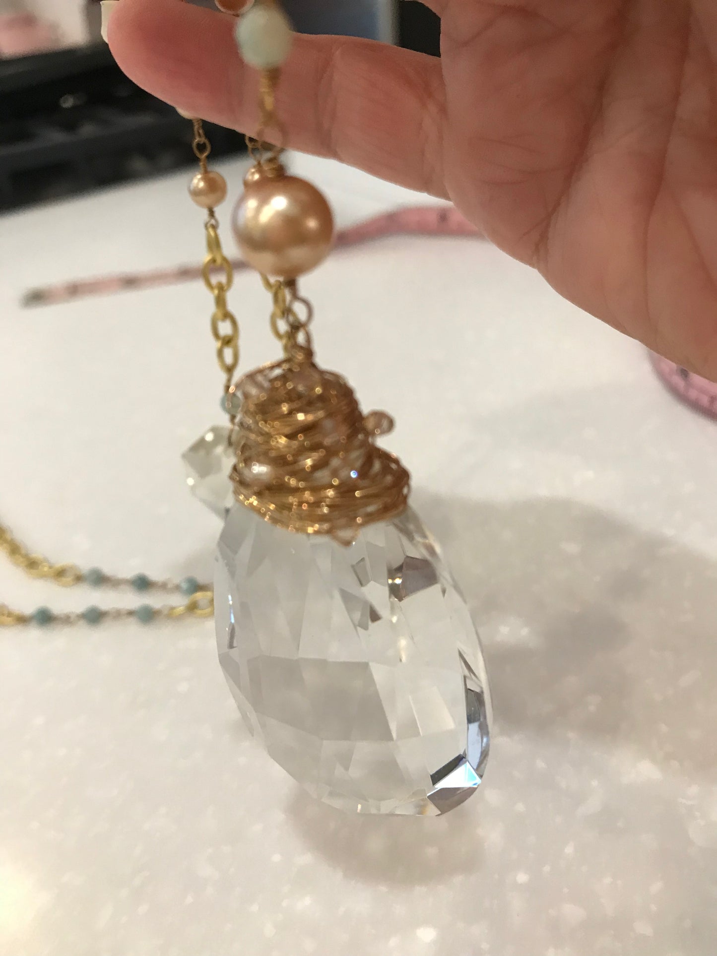 Crystal Pendant Necklace